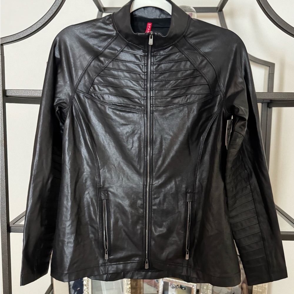 Spanx Leather Look Jacket